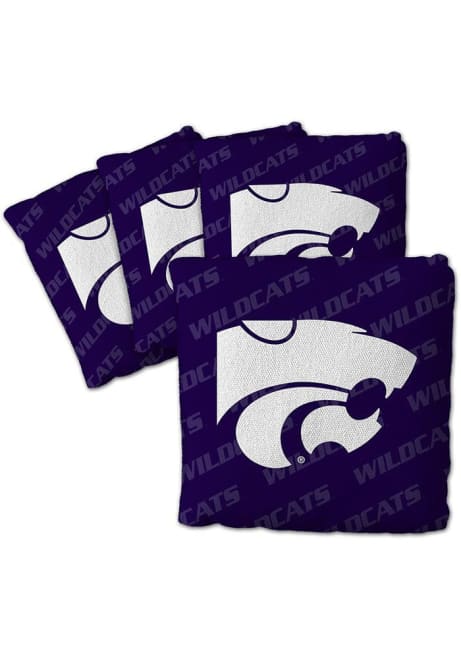 Purple K-State Wildcats 4 pack Corn Hole Bags