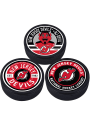 New Jersey Devils 3 Pack Collectible Hockey Puck