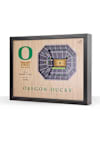 Main image for Brown Oregon Ducks 3D Stadium View Wall Art