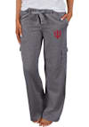 Main image for Womens Indiana Hoosiers Charcoal Concepts Sport Trackside Cargo Loungewear Sleep Pants