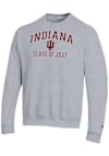 Main image for Mens Indiana Hoosiers Grey Champion Font Class of 2027 Powerblend Crew Sweatshirt