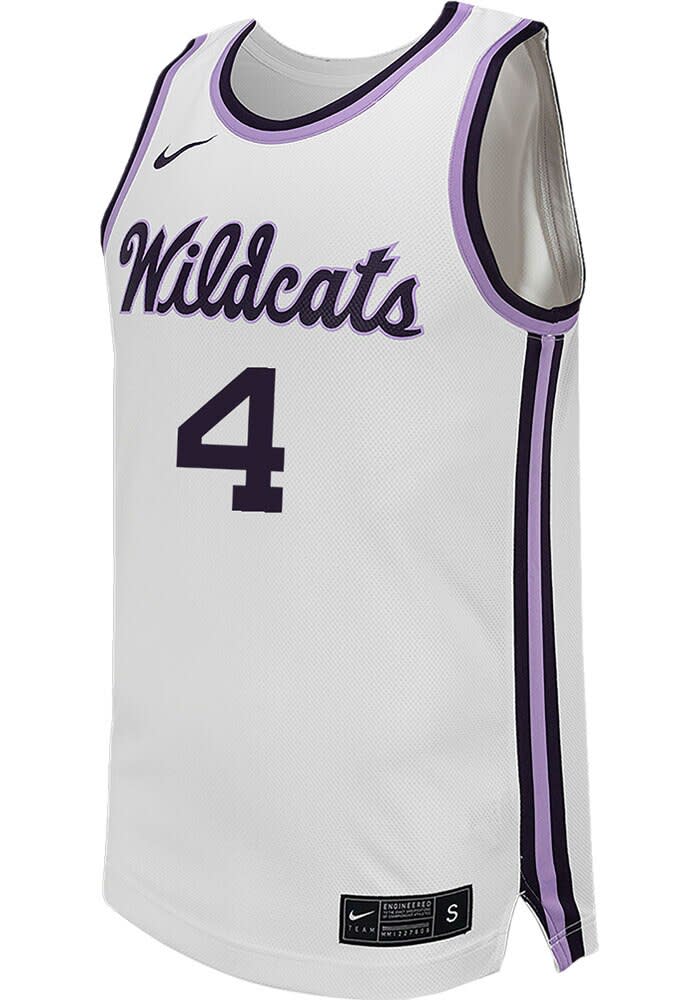 Pj Haggerty K-State Wildcats White NIL Name And Number Jersey