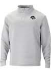 Main image for Mens Iowa Hawkeyes Grey Columbia Pack It Up Qtr Zip Pullover