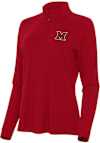 Main image for Womens Miami RedHawks Red Antigua Intent Qtr Zip