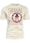 Main image for Indiana Hoosiers White Blue 84 2025 Big Ten Football Champions Mascot Short Sleeve T Shirt