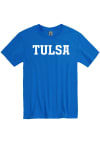 Main image for Tulsa Golden Hurricane Tulsa Wordmark Short Sleeve T Shirt - Blue