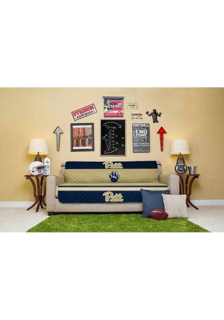 Blue Pitt Panthers Sofa Furniture Cover