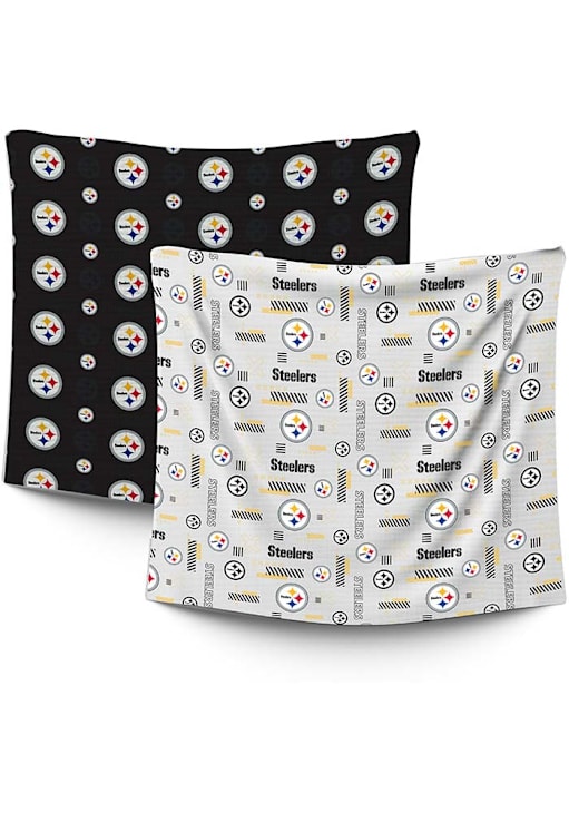 Pittsburgh Steelers Home Away Pack Baby Blanket YELLOW