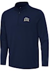 Main image for Mens Drexel Dragons Navy Blue Antigua Reprocess Qtr Zip Pullover