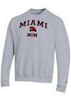 Main image for Mens Miami RedHawks Grey Champion Mom Powerblend Crew Sweatshirt