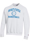 Main image for Mens Buffalo Bulls White Champion Basketball Powerblend Crew Sweatshirt