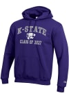 Main image for Mens K-State Wildcats Purple Champion Font Class of 2027 Powerblend Hooded Sweatshirt