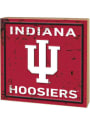 KH Sports Fan Indiana Hoosiers Rusted Block Sign