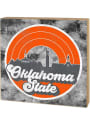 KH Sports Fan Oklahoma State Cowboys Skyline Block Sign