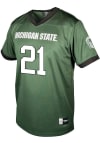 Main image for Tracy Revels Genuine Collective Mens Green Michigan State Spartans NIL Football Jersey