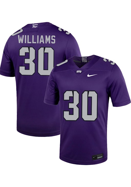 Anthony Williams TCU Horned Frogs PURPLE NIL Jersey 6993670