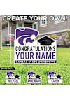 Main image for White K-State Wildcats Personalized Congratulations Grad Yard Sign