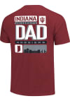 Main image for Indiana Hoosiers Tiles Dad Short Sleeve T Shirt - Crimson