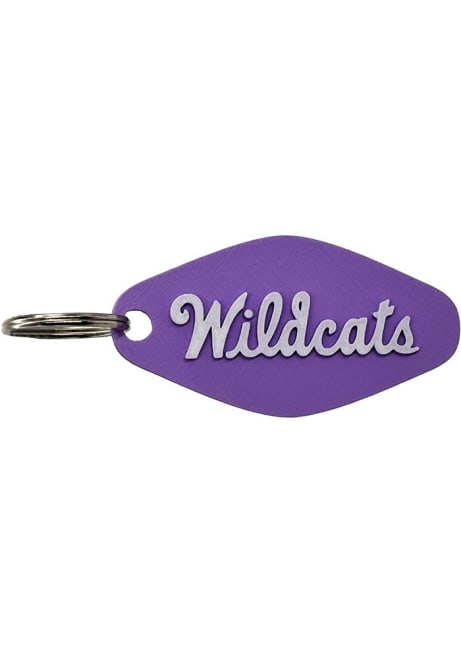 Purple K-State Wildcats Wildcats Keychain