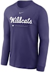Main image for Mens K-State Wildcats Purple Nike Legend Shooting Long Sleeve T-Shirt
