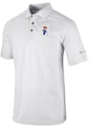 Main image for Mens Nebraska Cornhuskers White Columbia Golf Drive Short Sleeve Polo Shirt