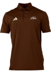 Main image for Mens Western Michigan Broncos Brown Adidas Broncos Head Short Sleeve Polo Shirt