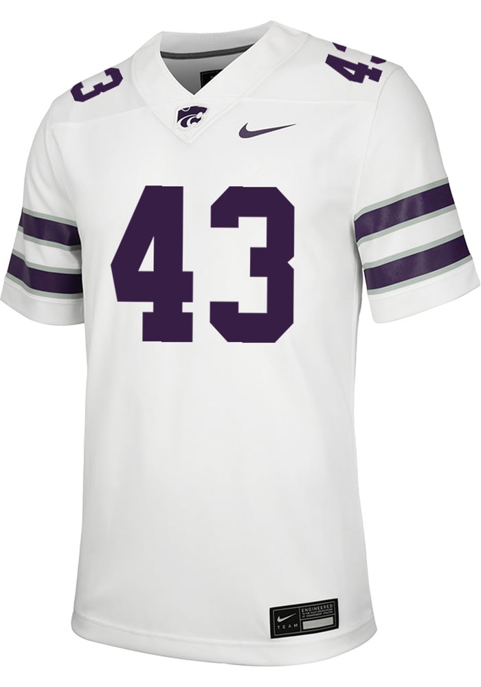 Luis Rodriguez Mens White K-State Wildcats Football NIL Game