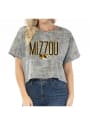 Missouri Tigers Womens Kimberly Tie Dye T-Shirt - Grey