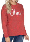 Main image for Flying Colors Ohio State Buckeyes Womens Brown Brandy Crew Sweatshirt
