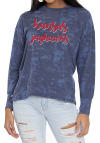 Main image for Flying Colors Kansas Jayhawks Womens Navy Blue Brandy Crew Sweatshirt