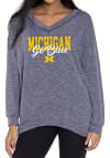 Main image for Flying Colors Michigan Wolverines Womens Navy Blue Bailey Crew Sweatshirt