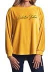 Main image for Flying Colors Wichita State Shockers Womens Gold Carly Corduroy Crew Sweatshirt