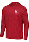 Main image for Mens Nebraska Cornhuskers Red Antigua Swell Long Sleeve Hoodie