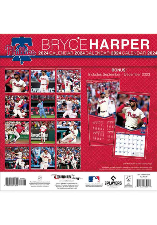 Philadelphia Phillies 2024 Player Wall Calendar