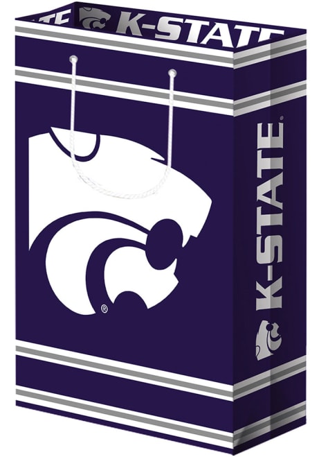 Purple K-State Wildcats 9x13 Matte Gift Bag