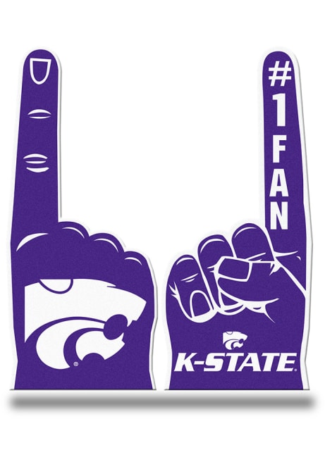 Purple K-State Wildcats Purple Foam Finger