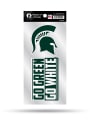 Michigan State Spartans 2 Pack Die Cut Auto Decal - Green