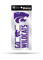 K-State Wildcats 2 Pack Die Cut Auto Decal - Purple