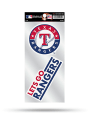 Texas Rangers 2 Pack Die Cut Auto Decal - Blue
