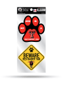 Texas Tech Red Raiders 2-Piece Pet Themed Auto Decal - Black