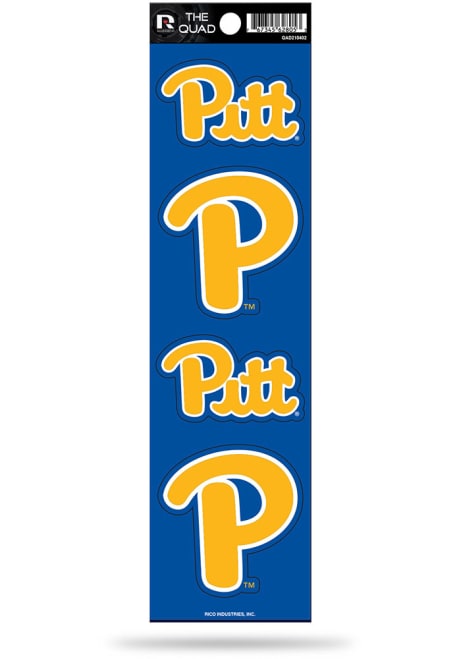 Blue Pitt Panthers The Quad Decal