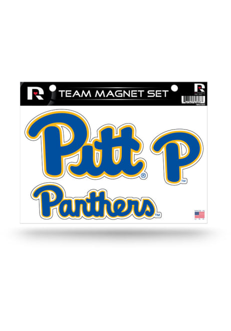 Blue Pitt Panthers Team Sheet Set Car Magnet