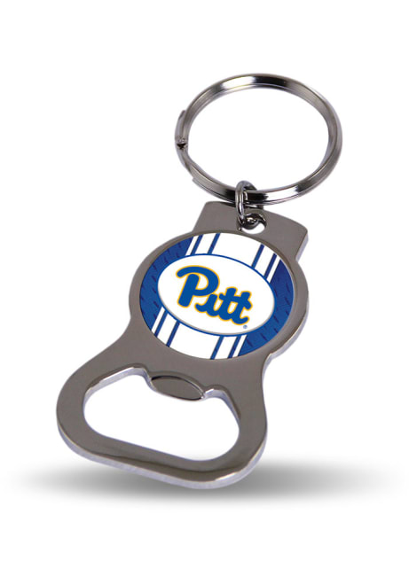 Blue Pitt Panthers Bottle Opener Keychain