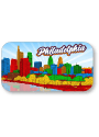 Philadelphia Skyline Crystal Magnet