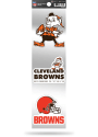 Brownie Cleveland Browns 3 Pack Retro Auto Decal - Orange