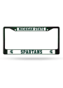 Michigan State Spartans Green Colored Chrome License Frame