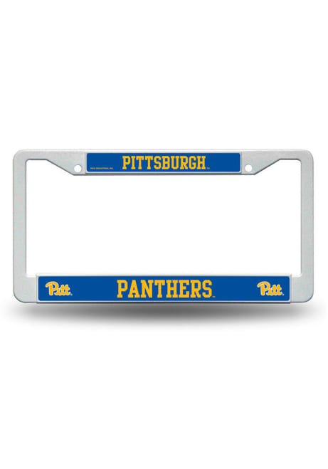 Blue Pitt Panthers Plastic License Frame