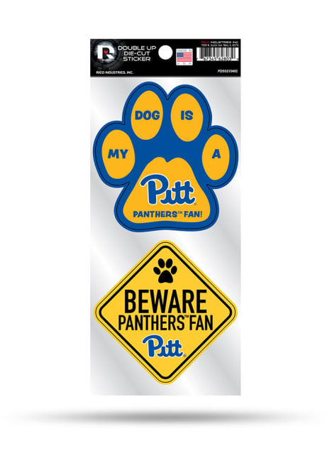 Blue Pitt Panthers 2-Piece Pet Themed Decal