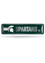 Michigan State Spartans Metal Sign
