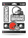 Cleveland Browns Carbon Triple Spirit Auto Decal - Brown